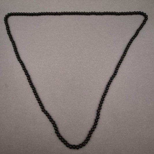 Schlichte schwarze Hämatit Halskette – Klassisch und zeitlos