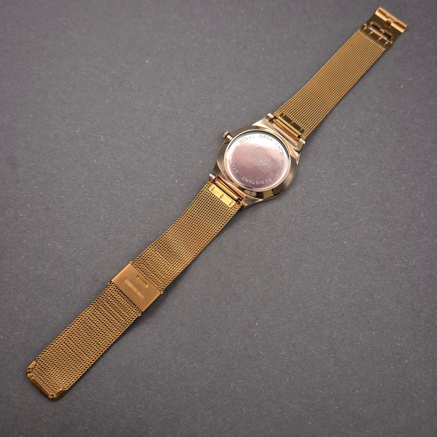 Elegante EURO TOPS Herren Uhr – Klassisch & Vergoldet