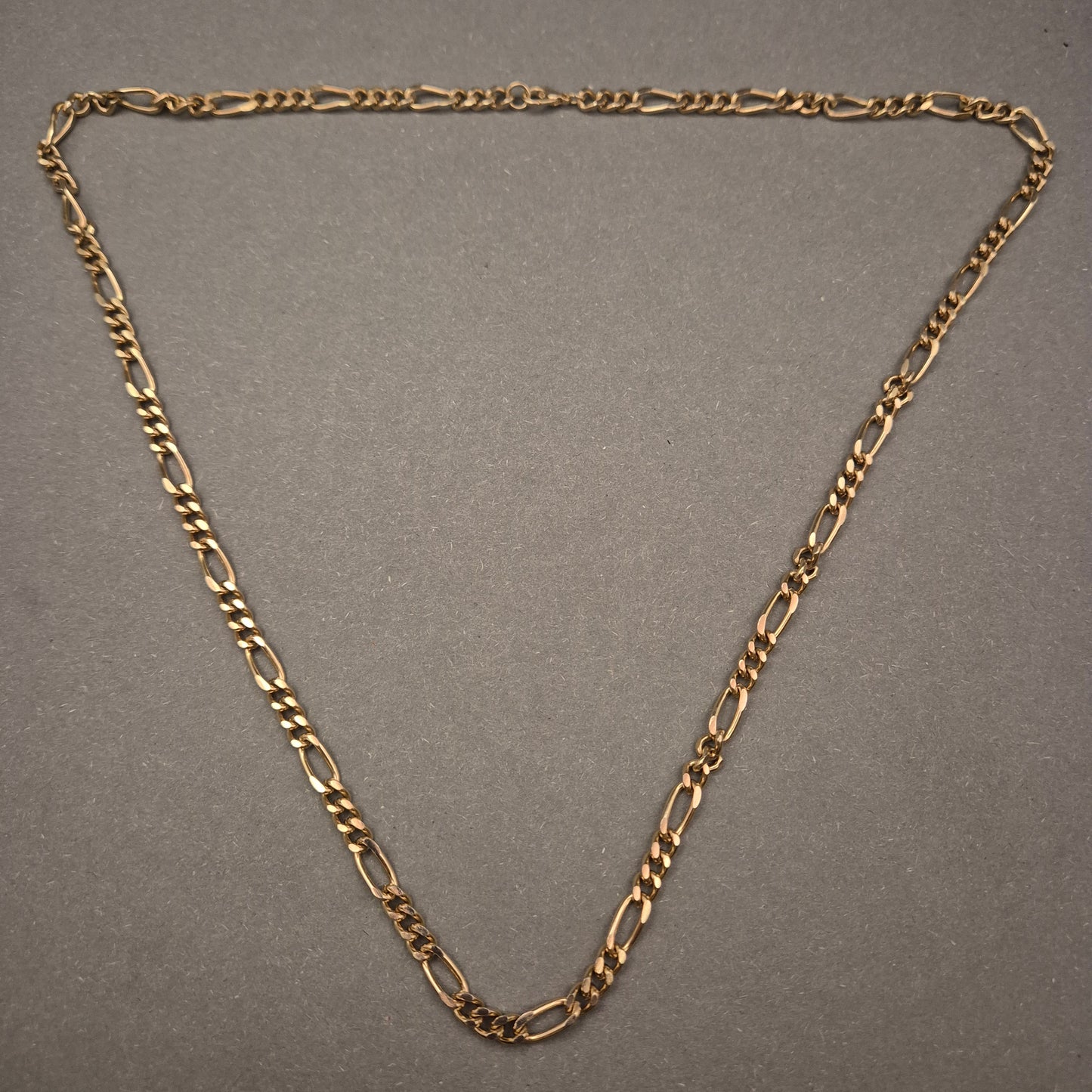 Klassische Figaro Halskette in warmer Goldoptik