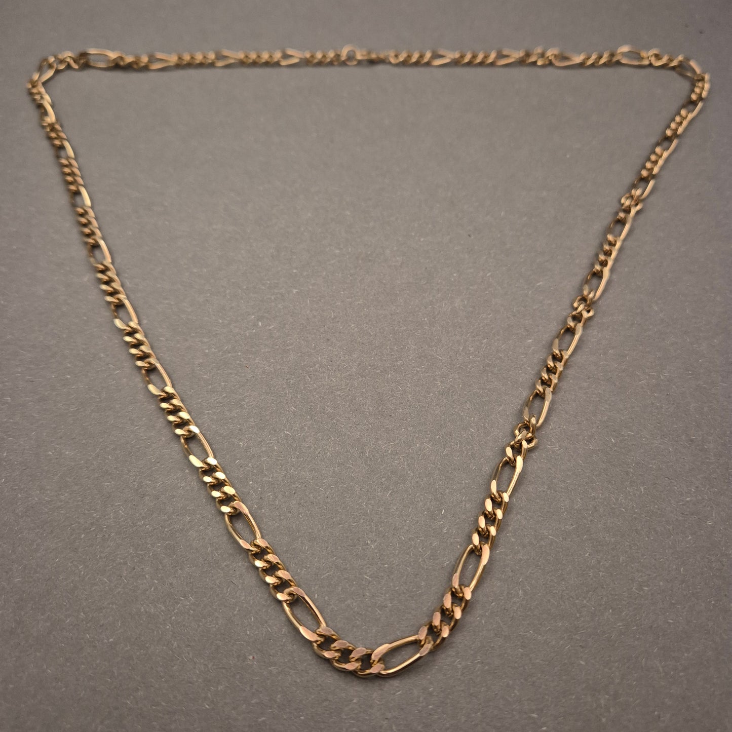 Klassische Figaro Halskette in warmer Goldoptik