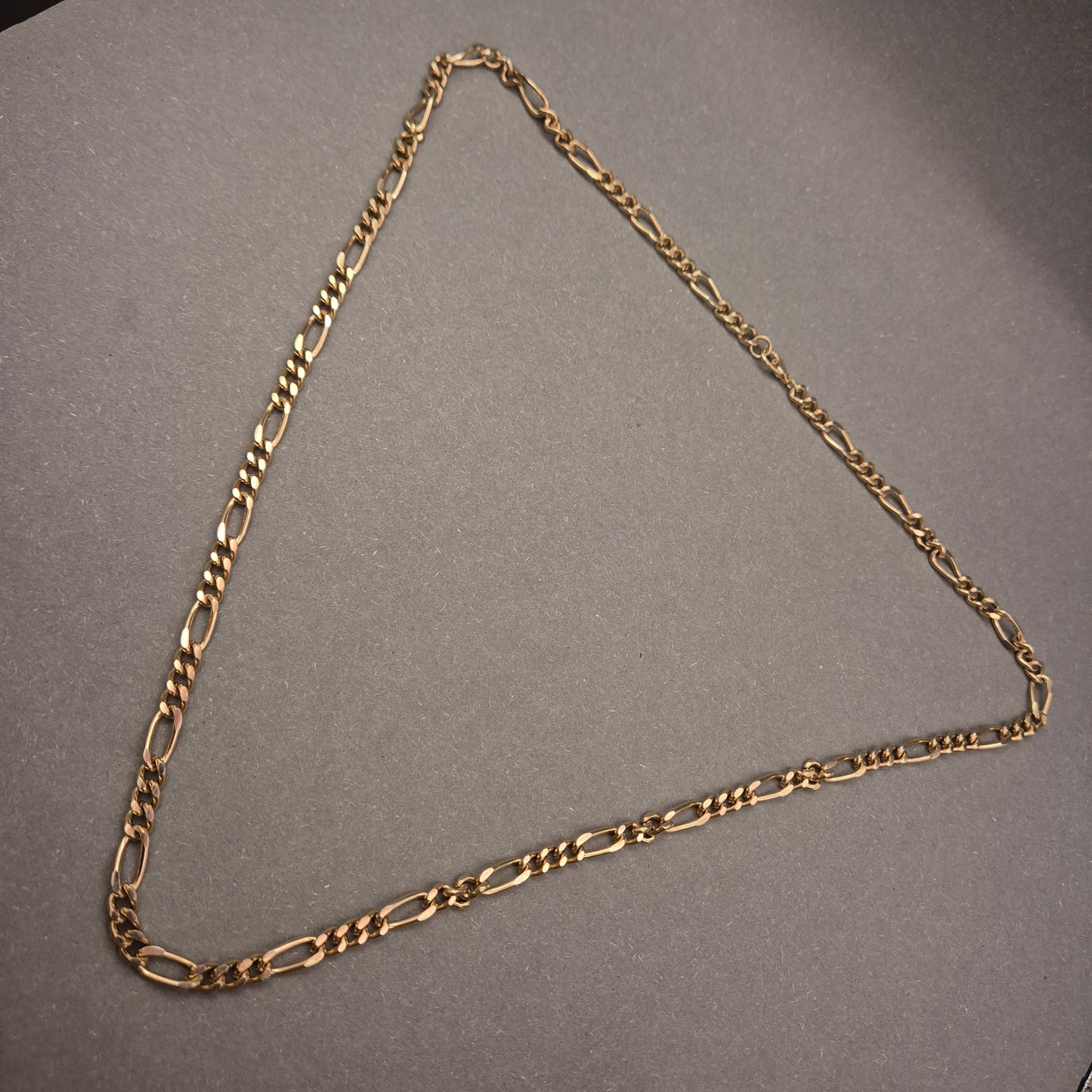 Klassische Figaro Halskette in warmer Goldoptik