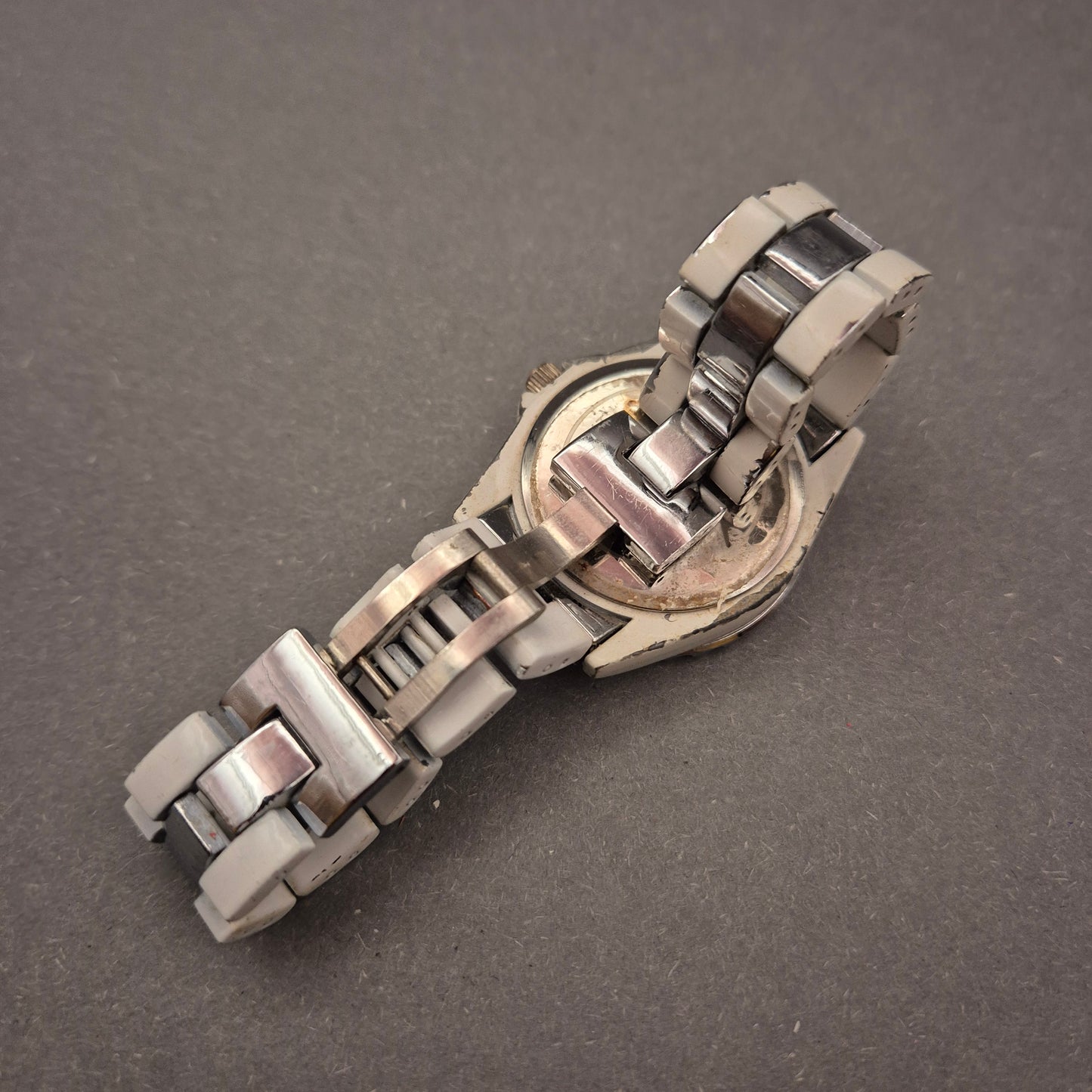 Glamouröse PRETTY Damen Uhr – Kristall-Besatz & Weiß