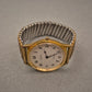 Vintage Lacher Damen Uhr – Goldfarbenes Zugarmband & W-Germany