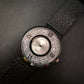 Elegante Damen Uhr von Giorgie Valentin – Funkelndes Design mit Lederarmband