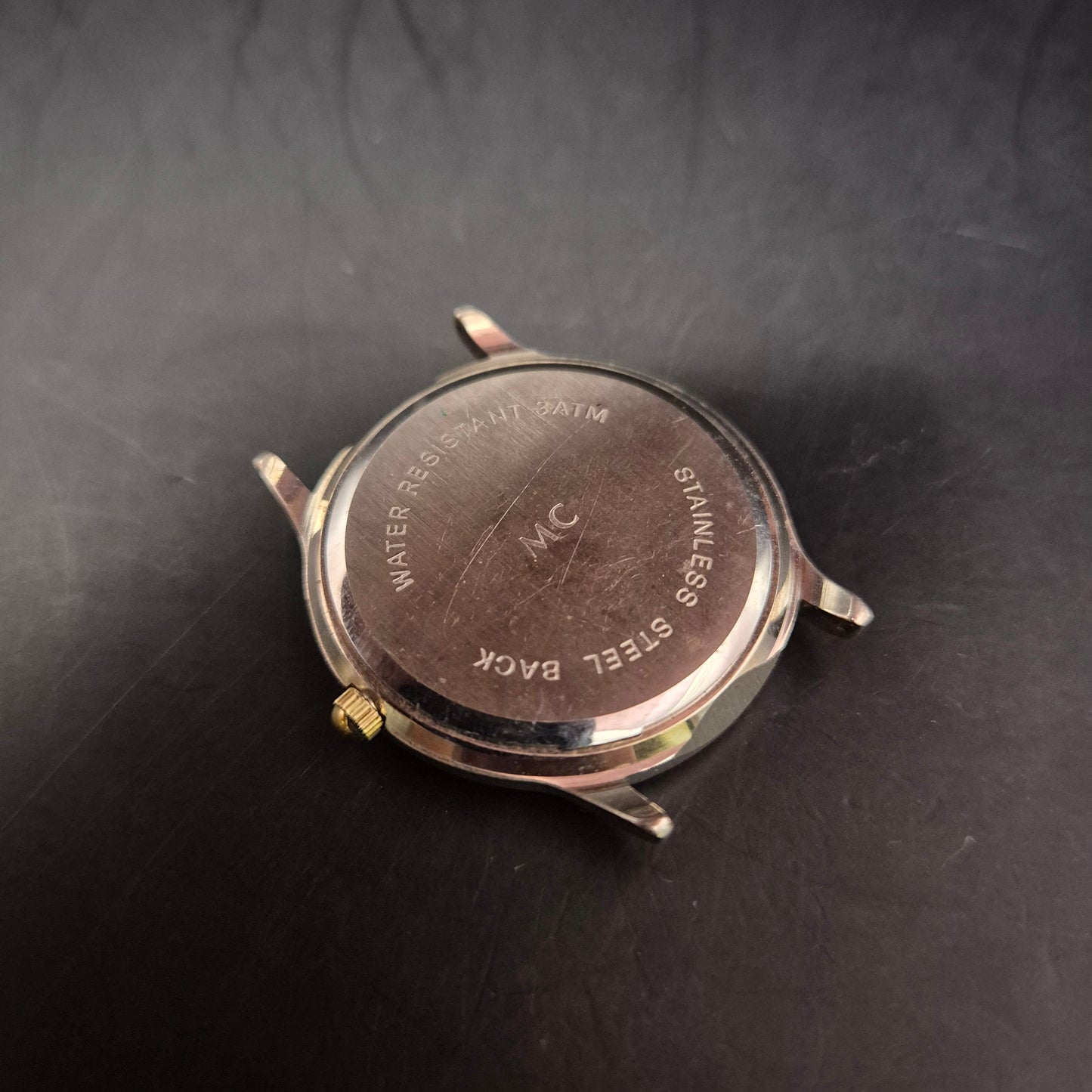 MC Quarz-Uhrkopf – Klassische Bi-Color Herren/Unisex Uhr – Ohne Armband