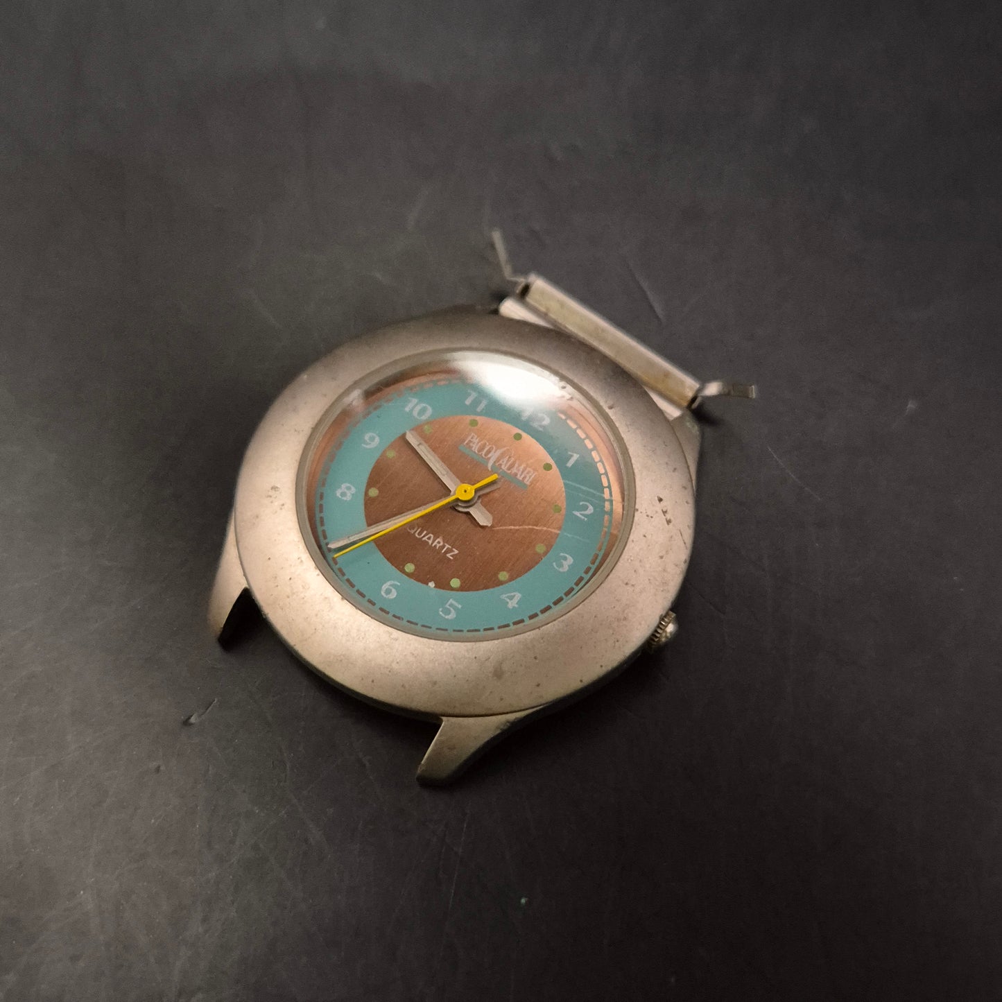 Paco Caldari Quarz-Uhrkopf – Buntes, auffälliges Zifferblatt – Ohne Armband