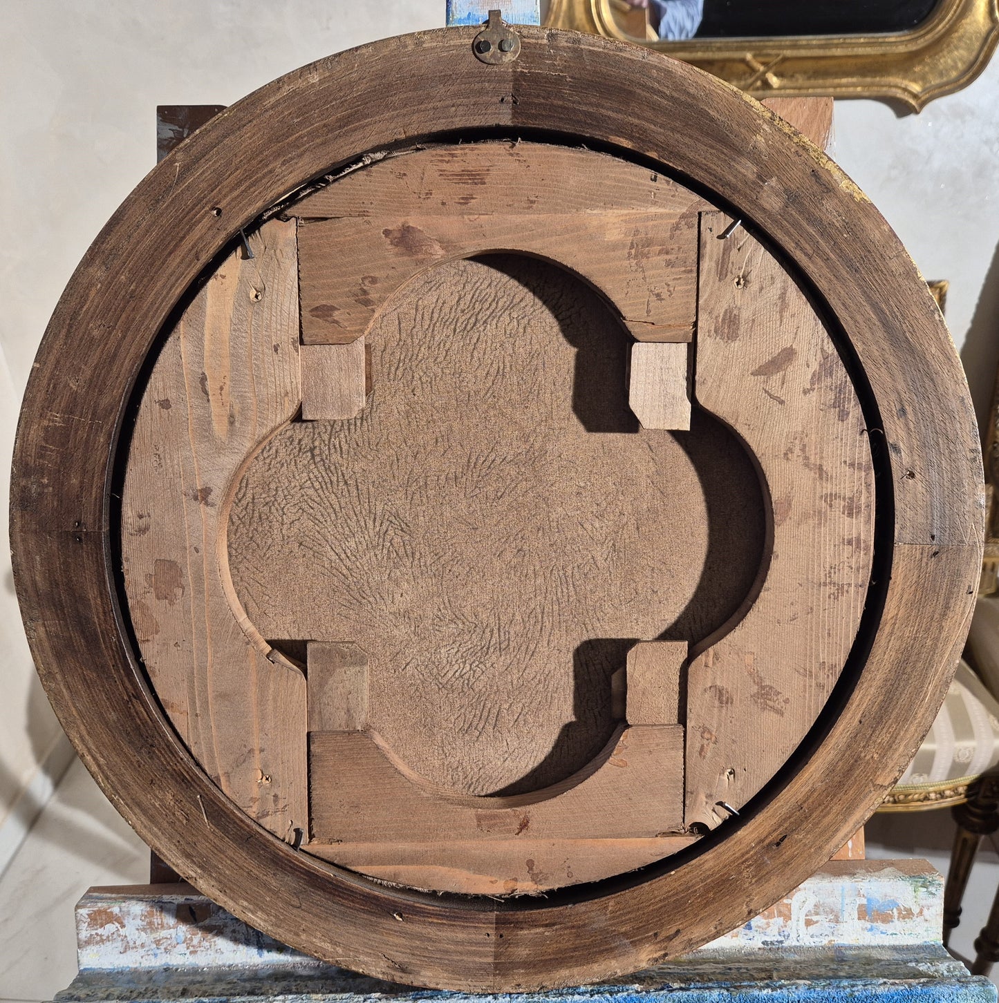 Ölgemälde Stillleben Blumen Handsigniert Italienische Schule (XX) 47x47cm