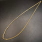 Vergoldete Damen Halskette – Schlichte Eleganz im klassischen Stil