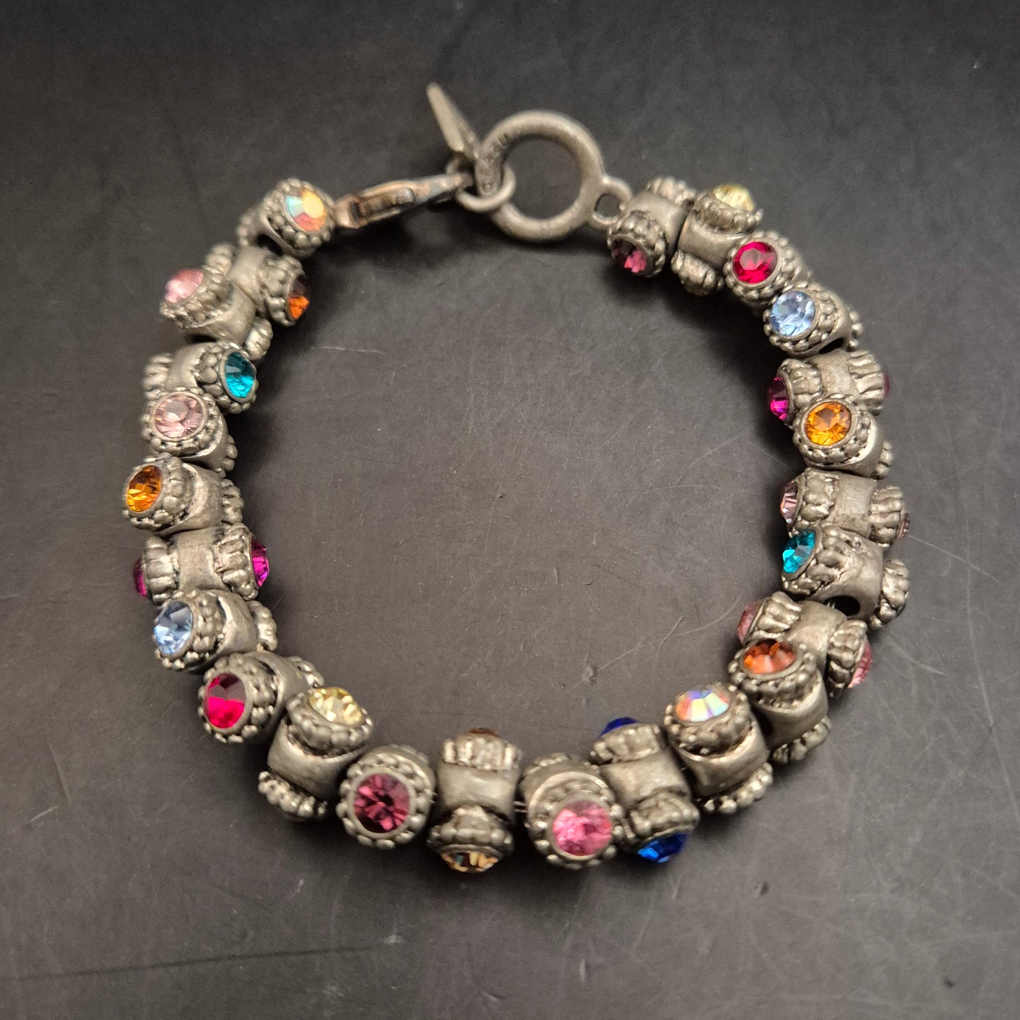 Otazu Damen Armband – Buntes Strassdesign im Vintage-Stil