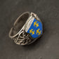 Vintage Wiesbaden Ring – Verstellbar mit Wappenemblem