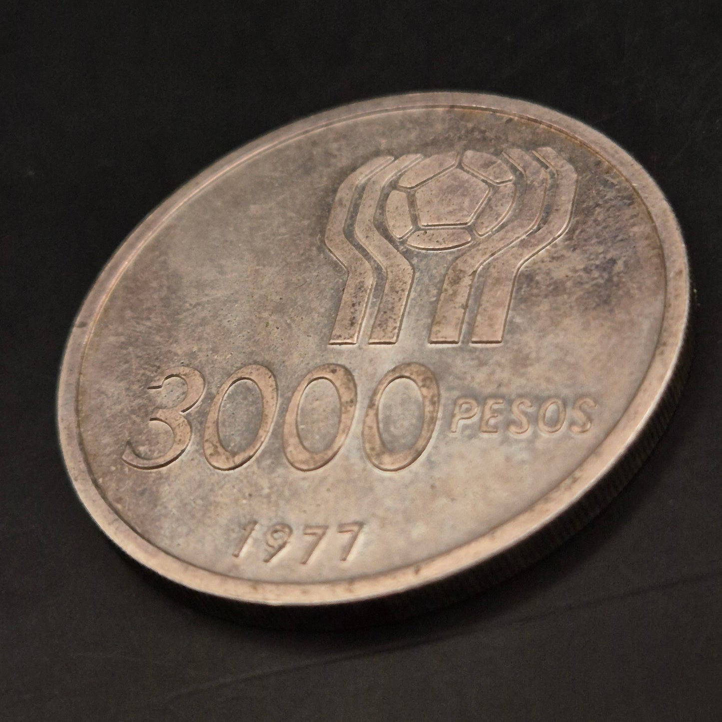 3000 Pesos Gedenkmünze 1978 – Argentinien Fußball-WM
