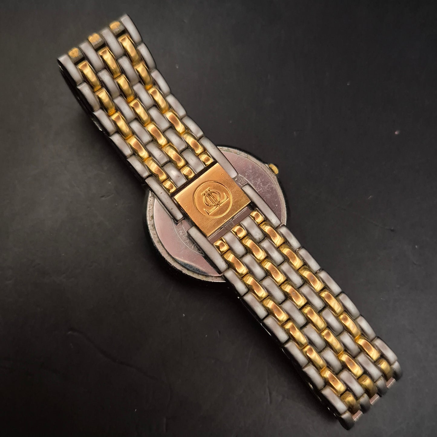 Dilonger Herren Uhr – Zweifarbige Armbanduhr mit Datumsanzeige