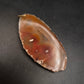 Natürlicher Achat Anhänger – Einzigartige Maserung in Braun und Rot