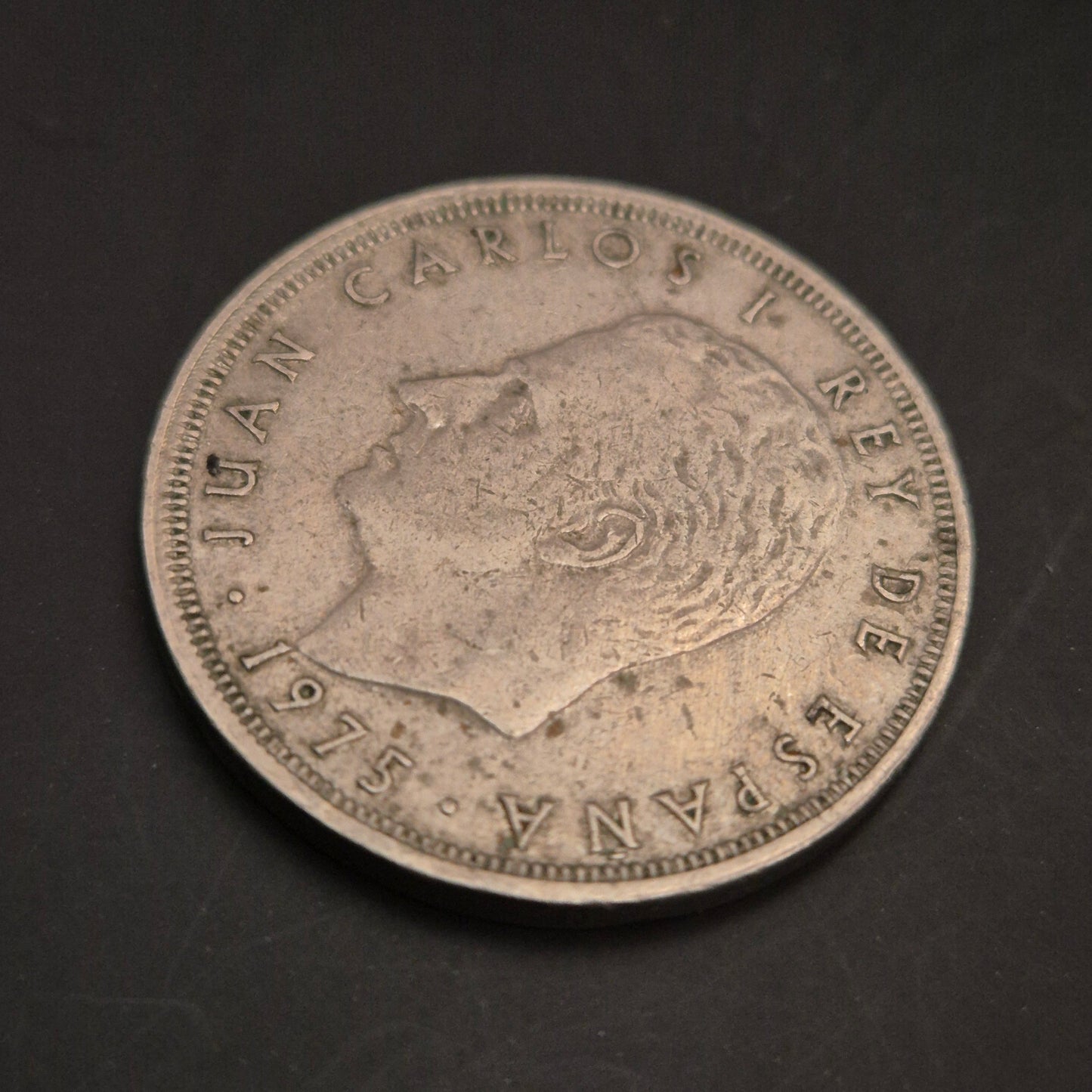 Spanische 25 Pesetas Münze 1975 Juan Carlos I, Sammlermünze