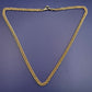 Elegante Damen Kette – Goldfarbene Doppel-Panzerkette