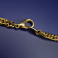 Elegante Damen Kette – Goldfarbene Doppel-Panzerkette