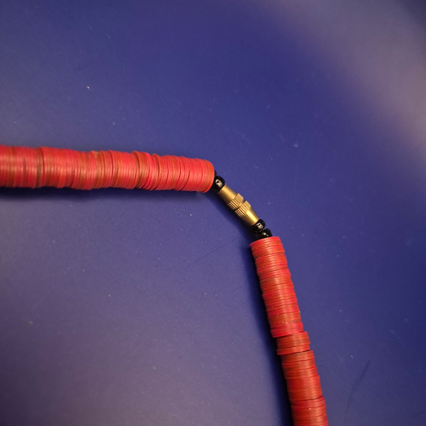 Ethno Halskette mit großen Perlen – Handgefertigter Tribal-Stil