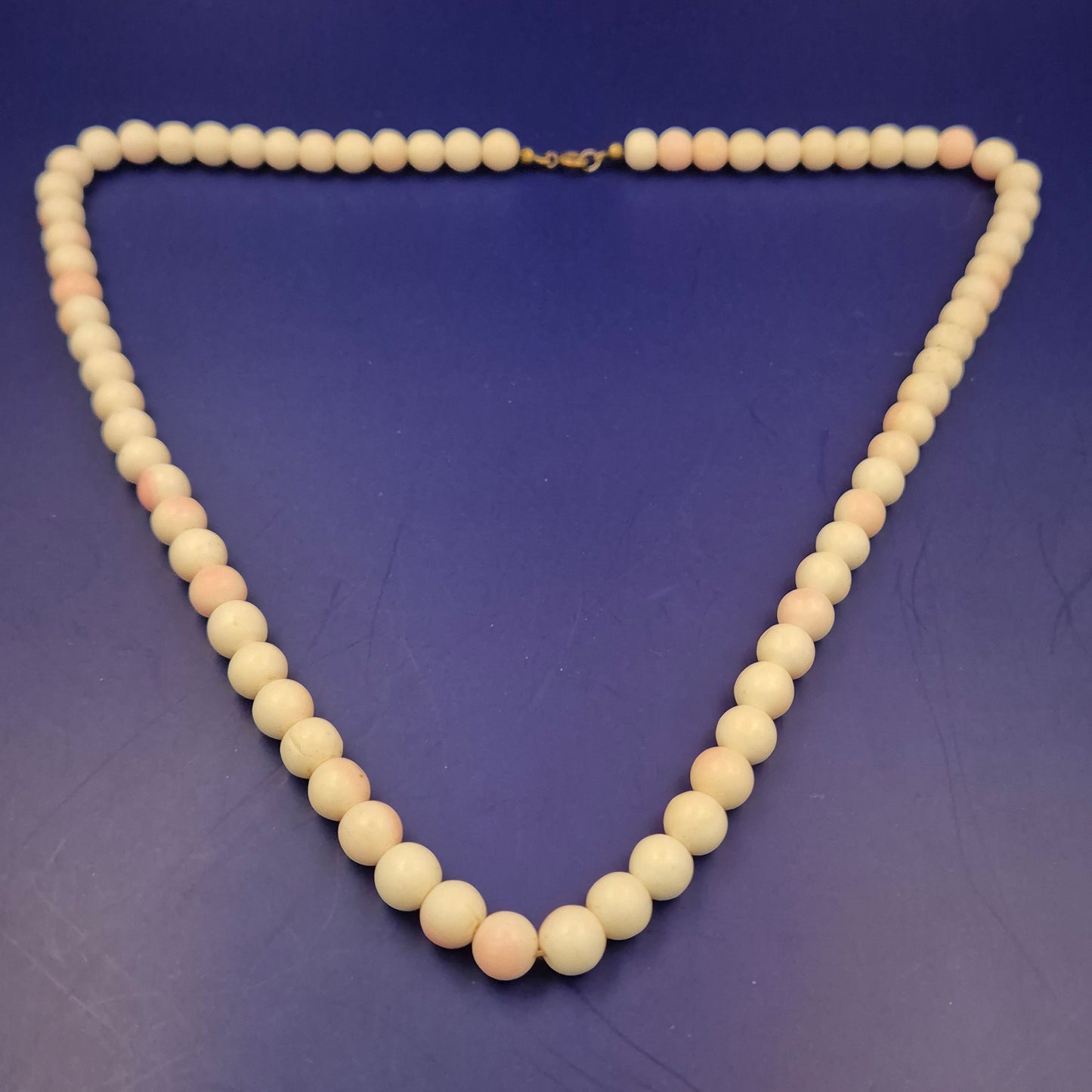 Klassische Perlen Halskette – Zartes Rosé in Rundperlen-Optik