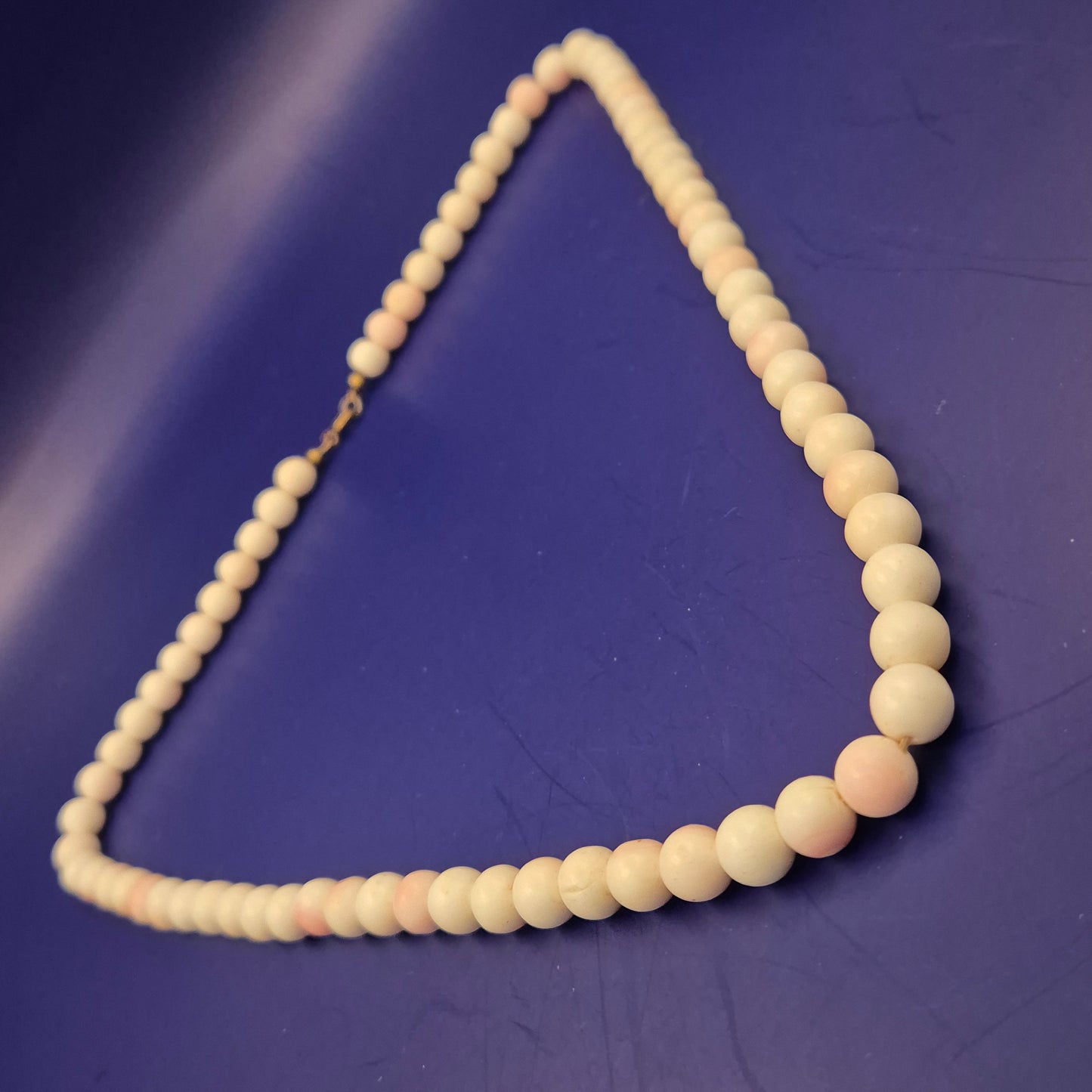 Klassische Perlen Halskette – Zartes Rosé in Rundperlen-Optik