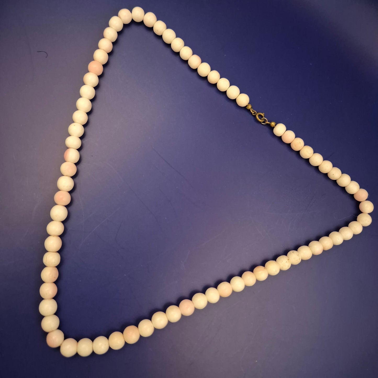 Klassische Perlen Halskette – Zartes Rosé in Rundperlen-Optik