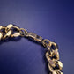 Vergoldetes Armband im Panzerketten-Stil – Massiv & Ausdrucksstark