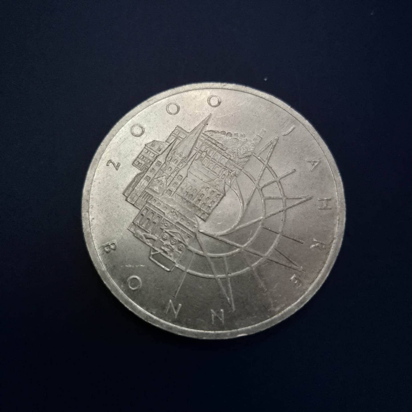 10 DM Gedenkmünze 1989 – 2000 Jahre Bonn – Silbermünze