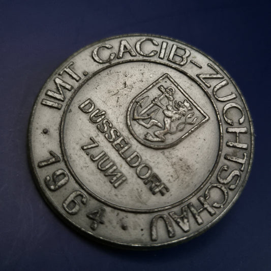 Sammlerbrosche Düsseldorf 1964 – Int. CACIB-Zuchtschau