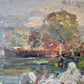 Fritz Klaiberg (1921-1998) Ölgemälde Entengruppe am See 74x84cm