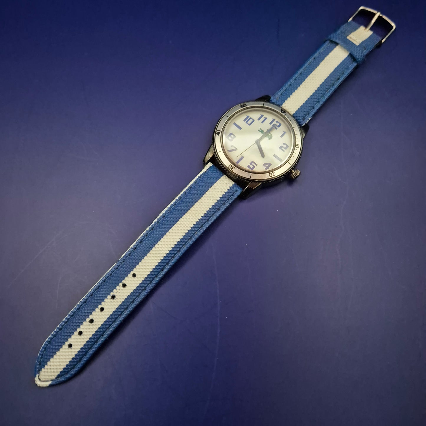 Lacoste Herren Uhr – Maritimer Look – Defekt für Bastler