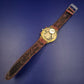 Vintage Swatch Chrono Herren Uhr – Klassiker von 1992 mit Lederarmband