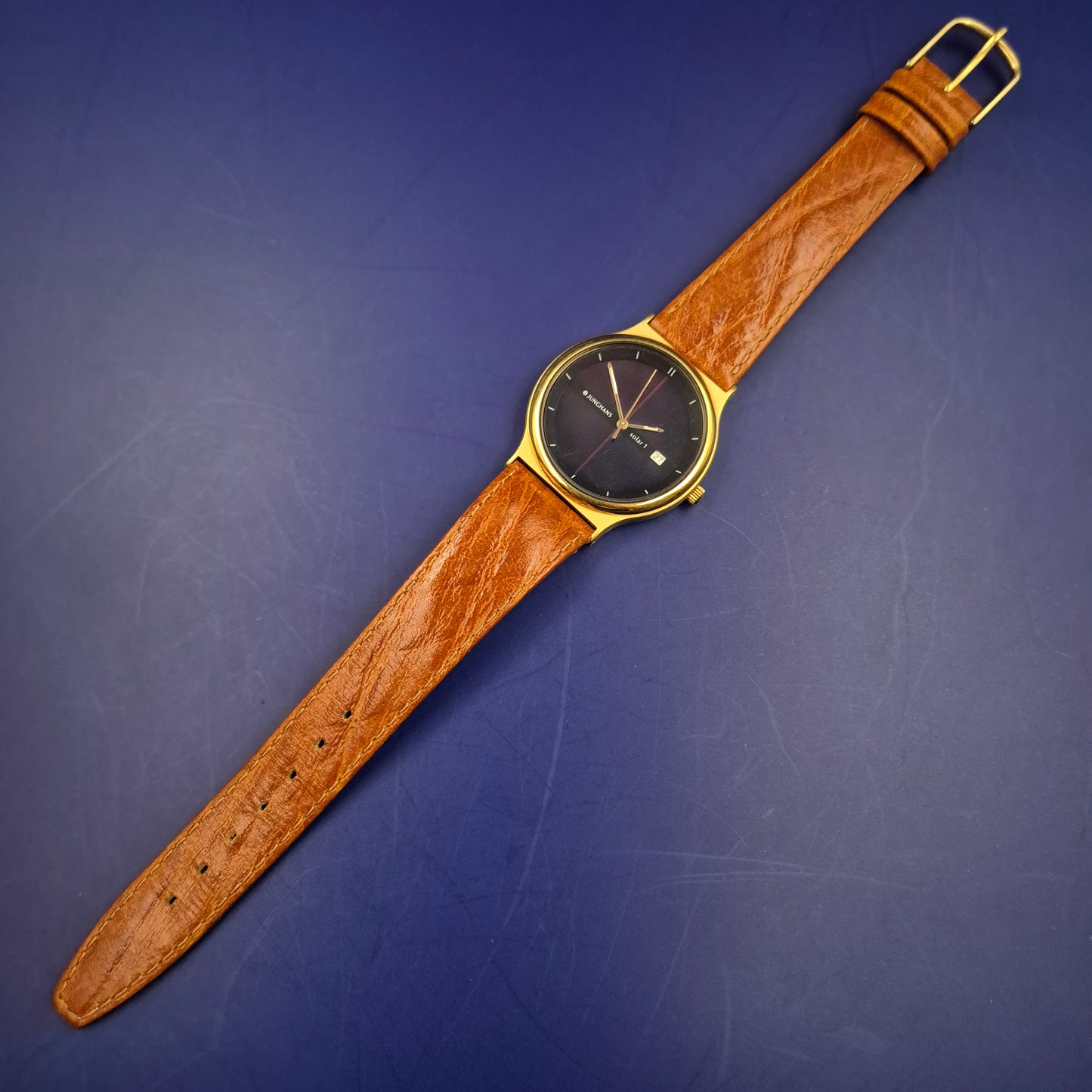 Exklusive Junghans Solar 1 Herren Uhr – Klassisch-elegantes Design in Gold