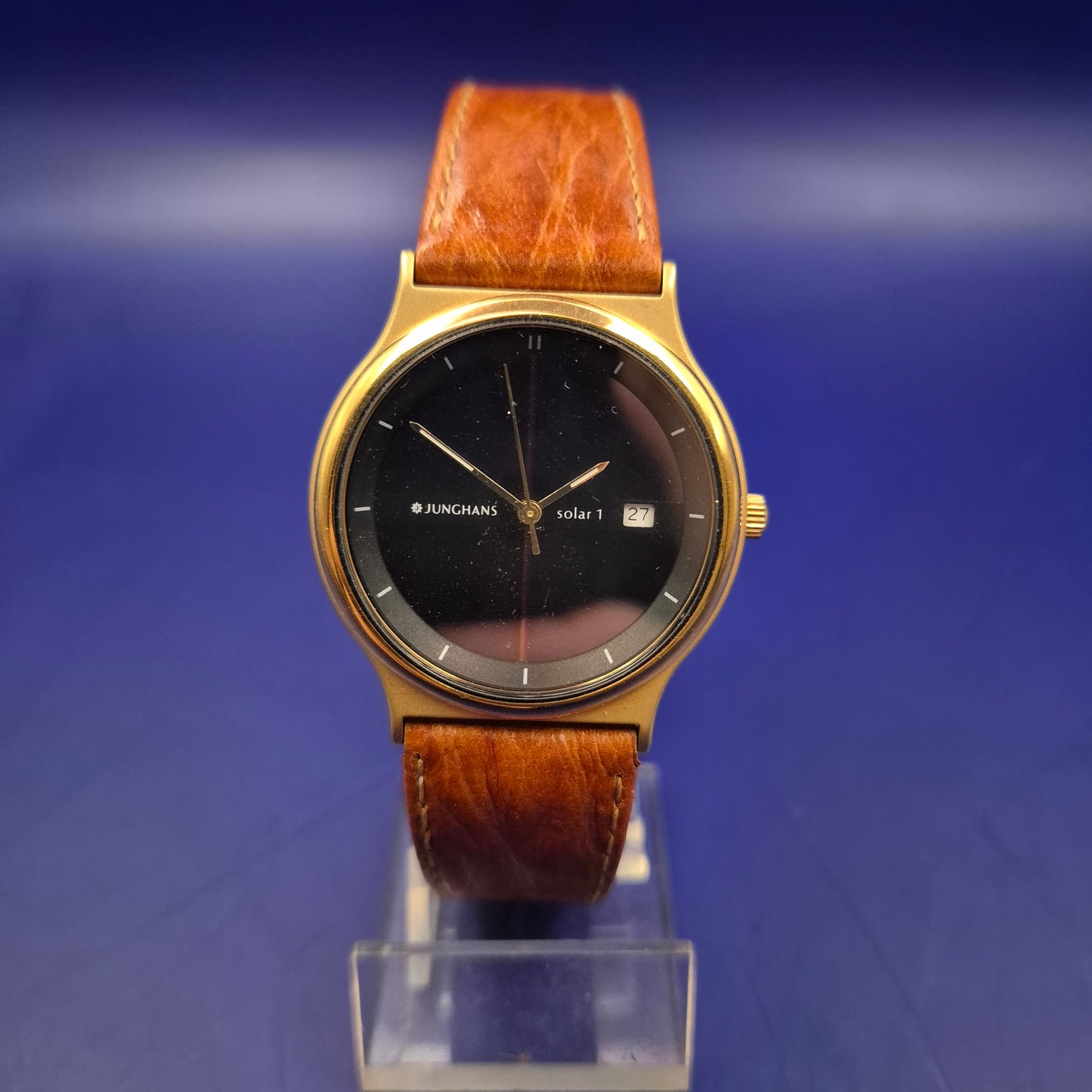 Exklusive Junghans Solar 1 Herren Uhr – Klassisch-elegantes Design in Gold