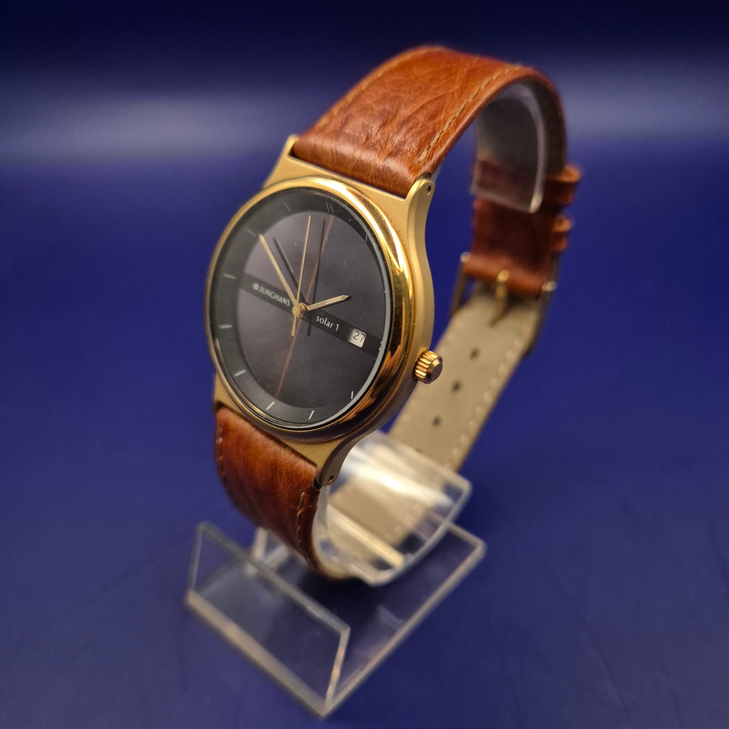 Exklusive Junghans Solar 1 Herren Uhr – Klassisch-elegantes Design in Gold