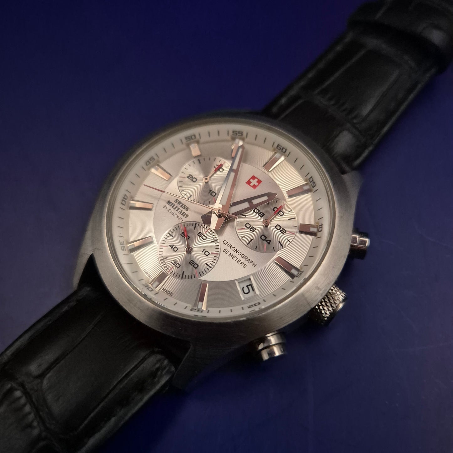 Hochwertige Swiss Military by Chrono Herren Uhr – Eleganter Chronograph