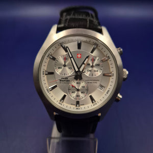 Hochwertige Swiss Military by Chrono Herren Uhr – Eleganter Chronograph