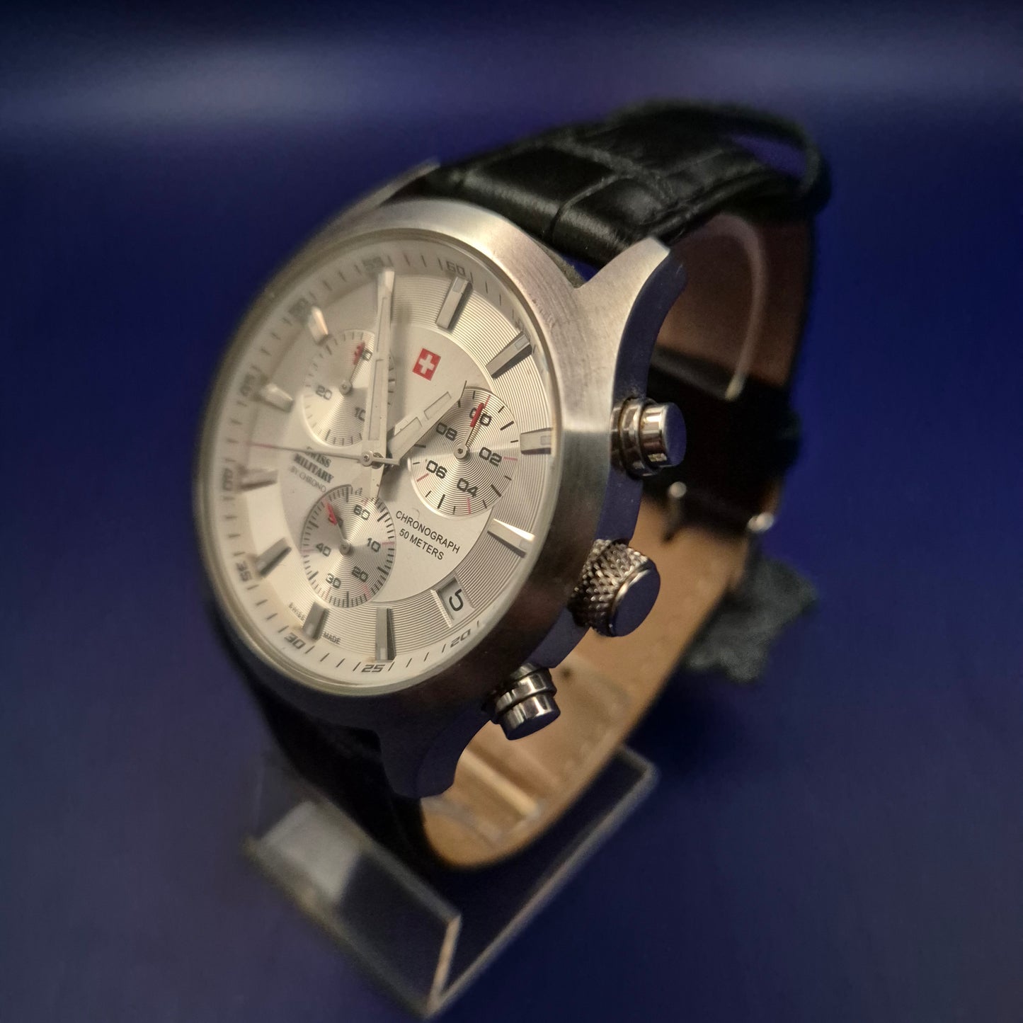 Hochwertige Swiss Military by Chrono Herren Uhr – Eleganter Chronograph