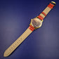 Elegante Eternal Love Damen Uhr – Klassisches Design in Gold & Rot