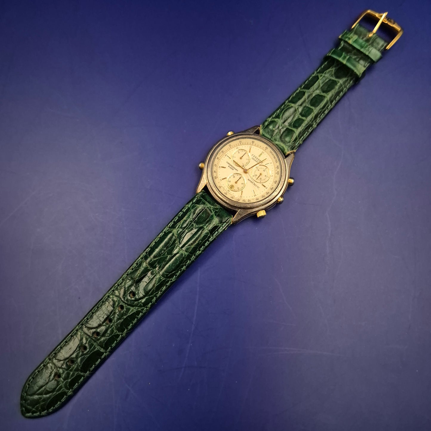 Edle Citizen Herren Uhr – Chronograph mit Tachymeter & Alarm