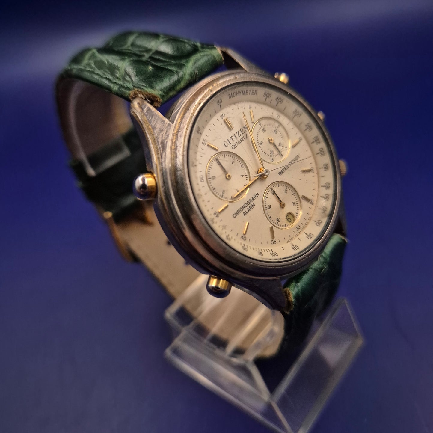 Edle Citizen Herren Uhr – Chronograph mit Tachymeter & Alarm