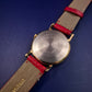 Vintage Timex Damen Uhr – Klassisches Design mit rotem Schlangen-Optik Armband