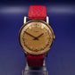 Vintage Timex Damen Uhr – Klassisches Design mit rotem Schlangen-Optik Armband