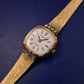 Elegante Condor Damen Uhr – Gold-Optik mit funkelndem Steinbesatz