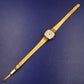 Elegante Condor Damen Uhr – Gold-Optik mit funkelndem Steinbesatz