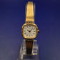 Elegante Condor Damen Uhr – Gold-Optik mit funkelndem Steinbesatz