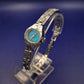 Vintage Fero Feldmann Damen Uhr – Funkelndes Design mit blauem Zifferblatt