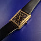 Elegante Primato Herren Uhr – Klassisches Rechteck-Design in Gold & Schwarz