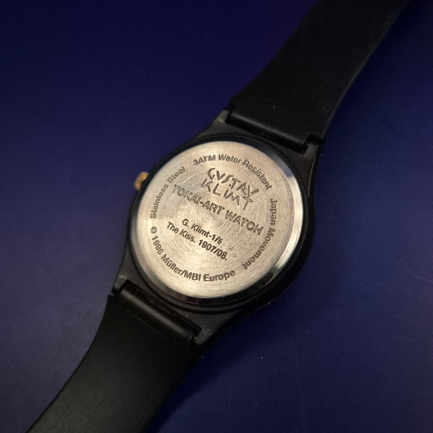 Exklusive Gustav Klimt „Der Kuss“ Herren Uhr – Kunstvolles Design aus Japan