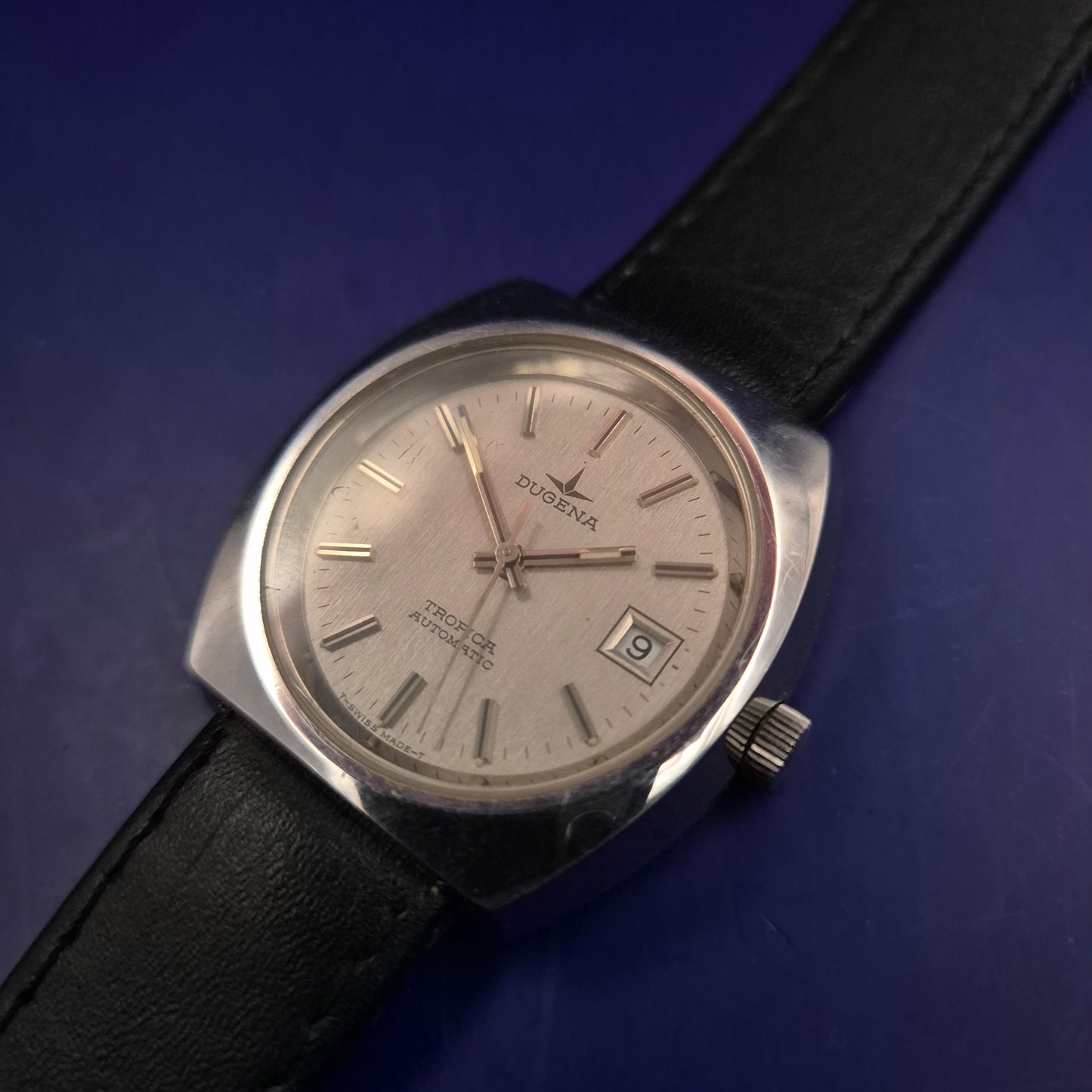 Vintage Dugena Tropica Herren Uhr – Schweizer Automatik-Klassiker