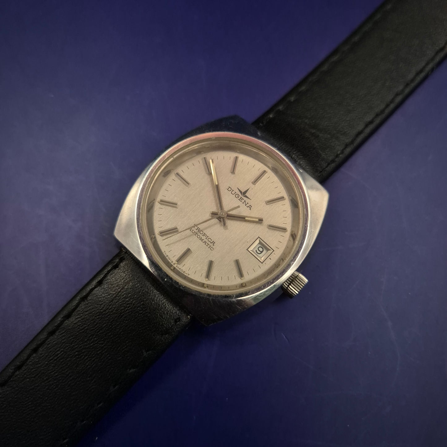 Vintage Dugena Tropica Herren Uhr – Schweizer Automatik-Klassiker