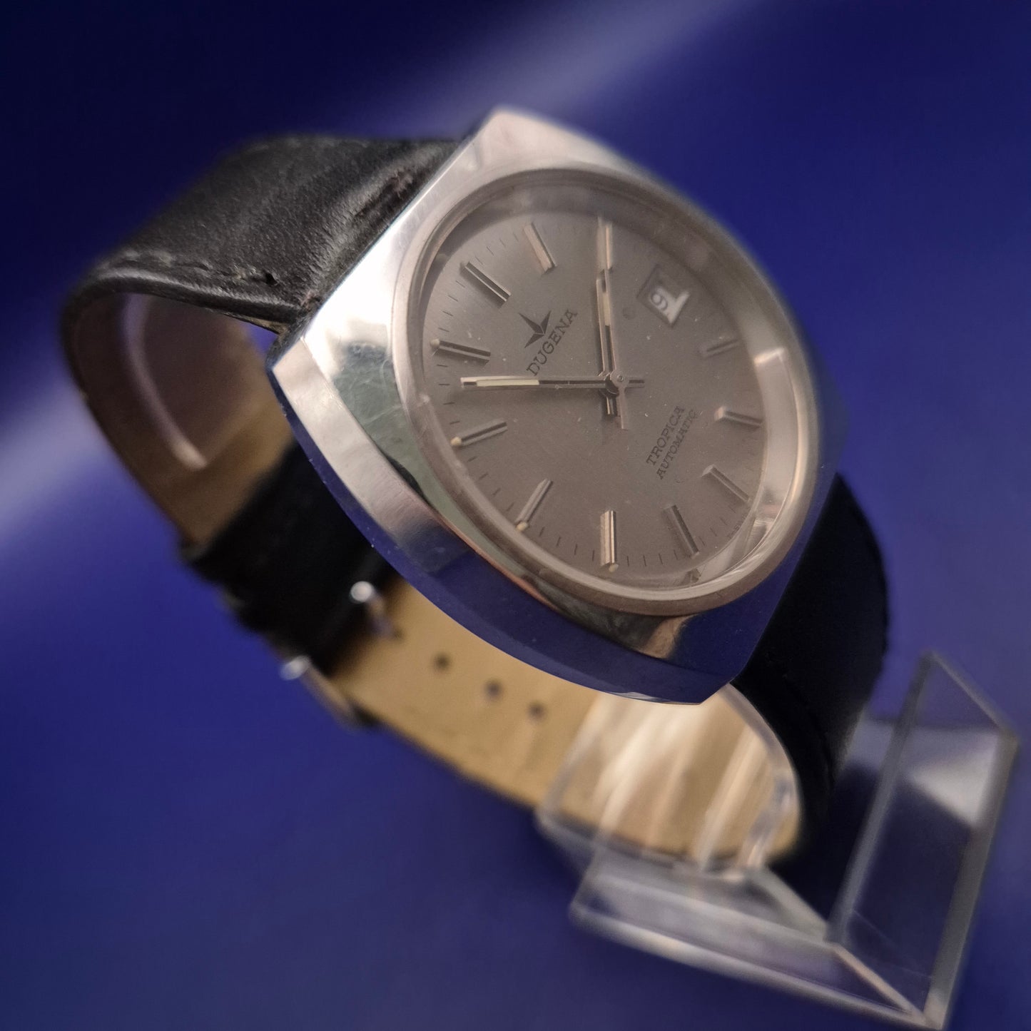 Vintage Dugena Tropica Herren Uhr – Schweizer Automatik-Klassiker